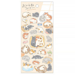 Stickers Ohirunee - Nekoyama Family | Moshi Moshi Papeterie