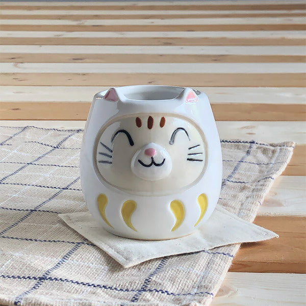 Tasse Lucky Cat Daruma - Mino Ware | Moshi Moshi Paris Japan