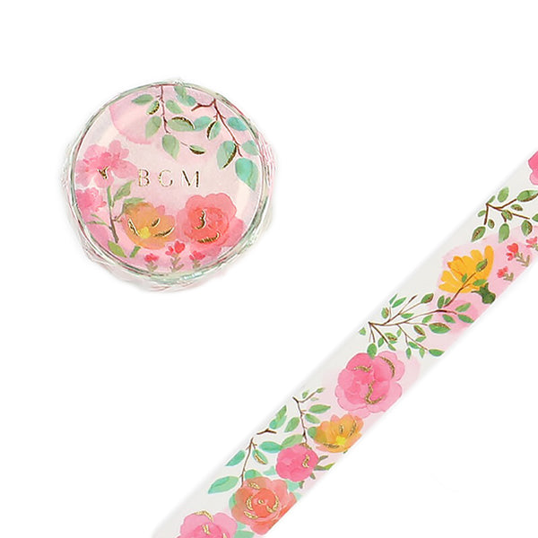 Washi Tape Garden Rose - Made in Japan | Moshi Moshi Paris