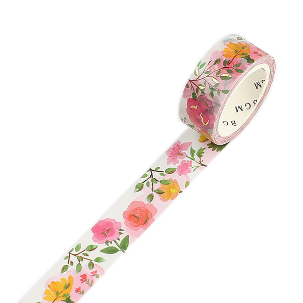 Washi Tape Garden Rose - Made in Japan | Moshi Moshi Paris