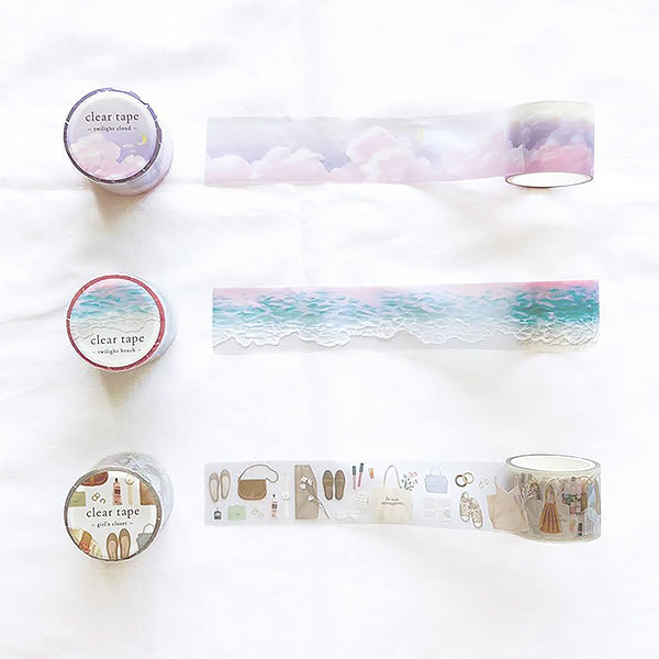 Clear Tape Landscape - Twilight Cloud | Moshi Moshi Papeterie