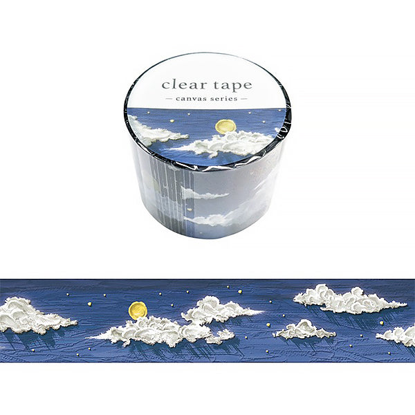 Clear Tape Landscape - Canvas Night Sky | Moshi Moshi Papeterie 