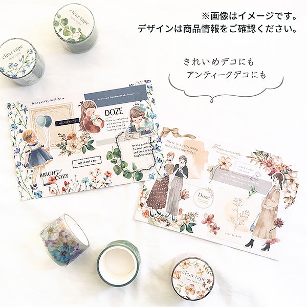 Masking Tape Clear Tape -Lyric Flower 02 | Moshi Moshi Paris Japan