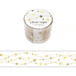 Masking Tape Clear Tape - Star Chain | Moshi Moshi Paris Japan