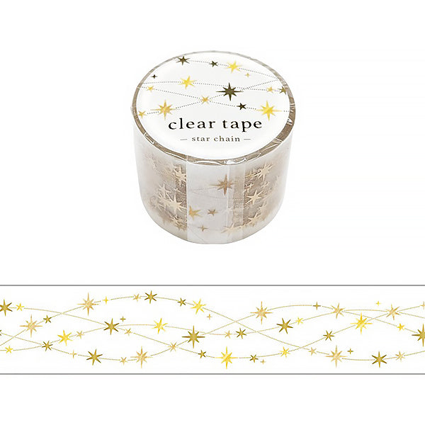 Masking Tape Clear Tape - Star Chain | Moshi Moshi Paris Japan