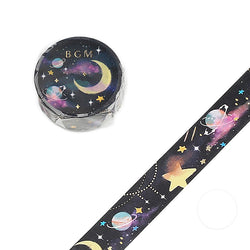 Washi Tape Gold Starlight - Papeterie | Moshi Moshi Paris Japan