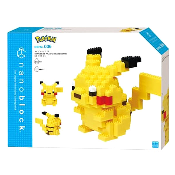 Nanoblock Pikachu - Deluxe Edition, NBPM_036