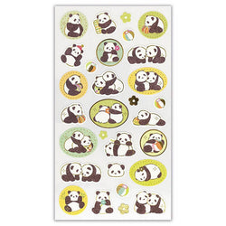 Stickers Seal Panda - Feuille D'Or | Moshi Moshi Papeterie Japonaise