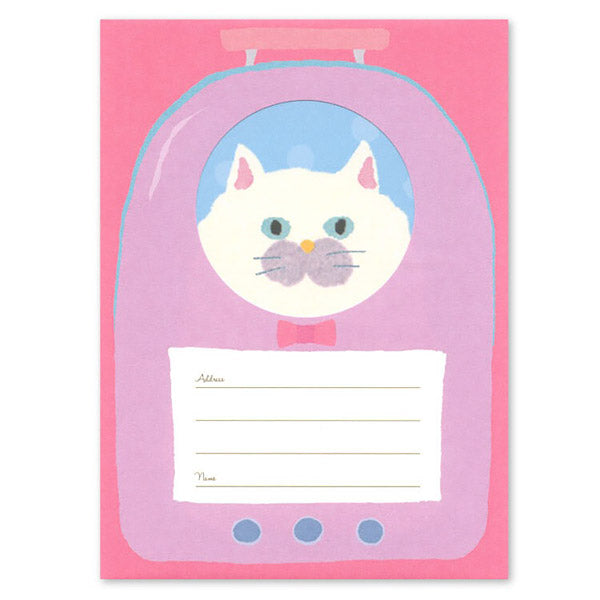 Papier Lettre & Enveloppe Chat Fluffy - Kawaii | Moshi Moshi Paris