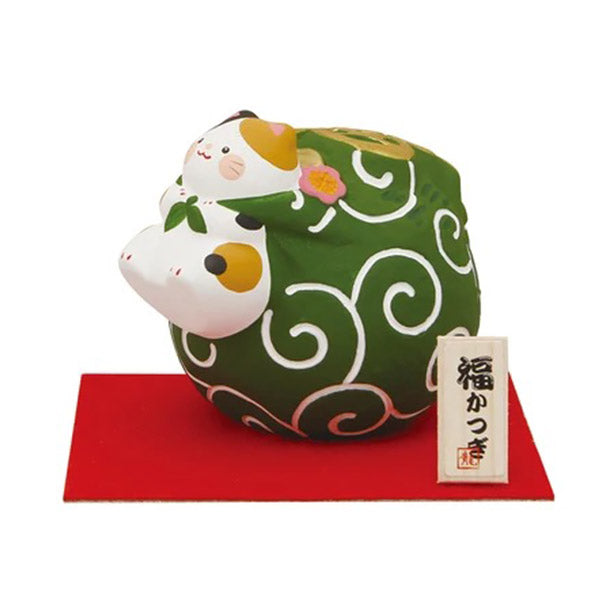 Tirelire Chat Balluchon - Fukkatsugi Neko | Moshi Moshi Paris Japan