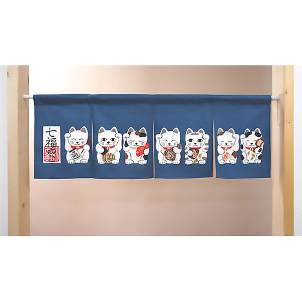 Noren Japonais Chat - Maneki neko | Moshi Moshi Paris