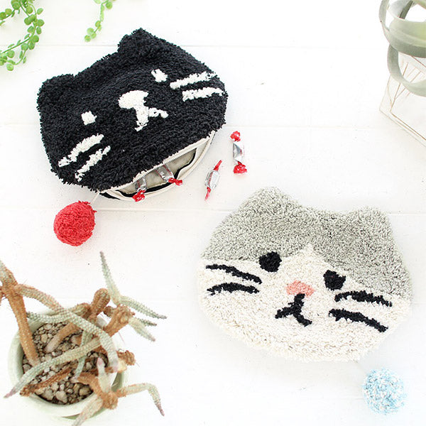 Pochette Peluche Chat - Kawaii | Moshi Moshi Boutique Paris