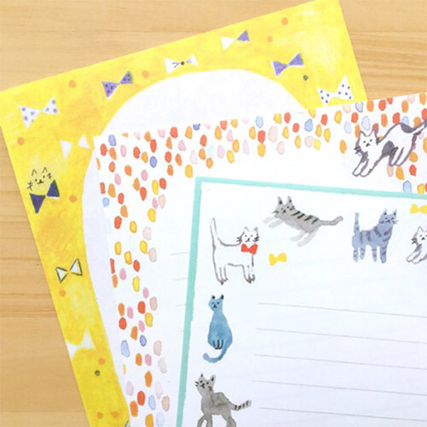 Papier Lettre Kimika - Cat Story | Moshi Moshi Paris Japan