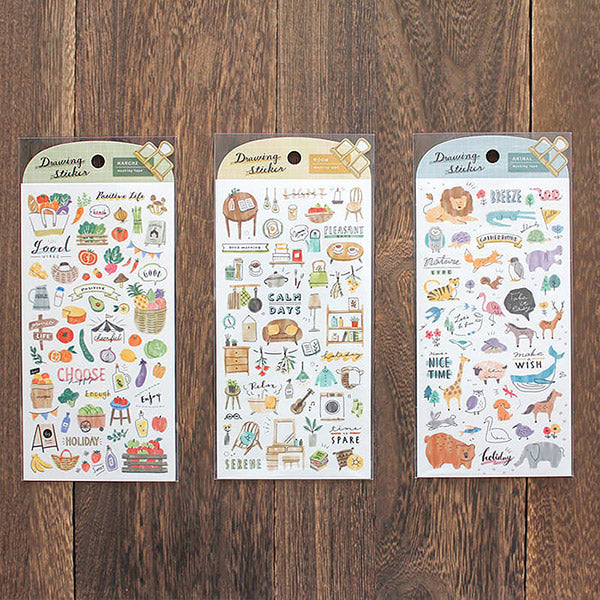 Stickers Le Bon Marché - Kawaii | Moshi Moshi Papeterie Paris