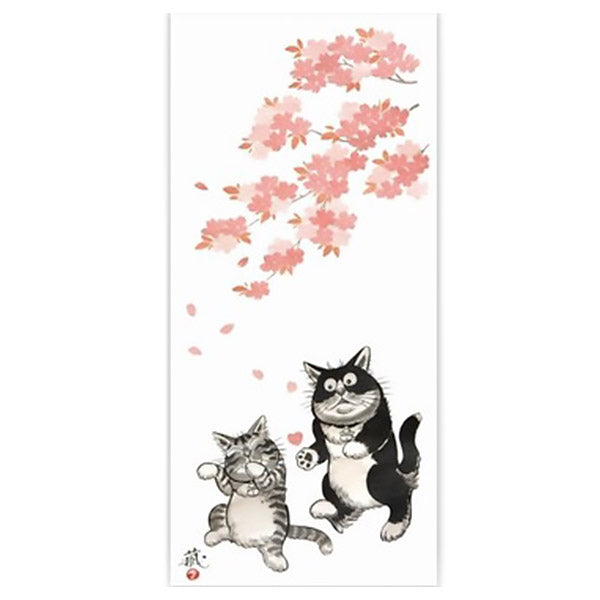 Tenugui Chat Kurama Kobo - Japan | Moshi Moshi Paris