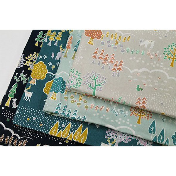 Tissu Japonais Forest - Moshi Moshi Boutique Paris