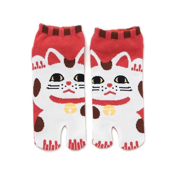 Chaussette Tabi Maneki neko - Chaussette Japonaise Orteil | Moshi Moshi Paris