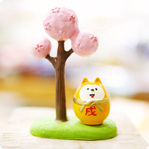 Mini Figurine Japonaise Kawaii - Chat, Shiba Inu