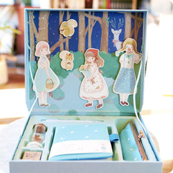 Coffret Papeterie Bleu - Kawaii | Moshi Moshi Paris