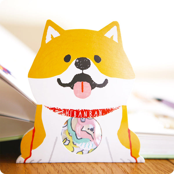 Stickers Box Japonais - Shiba Roux | Moshi Moshi Papeterie Paris