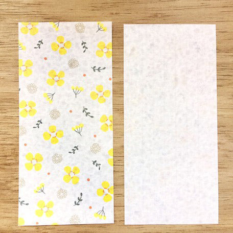 Papier Lettre Enveloppe Washi Japonais - Capucine | Moshi Moshi Paris
