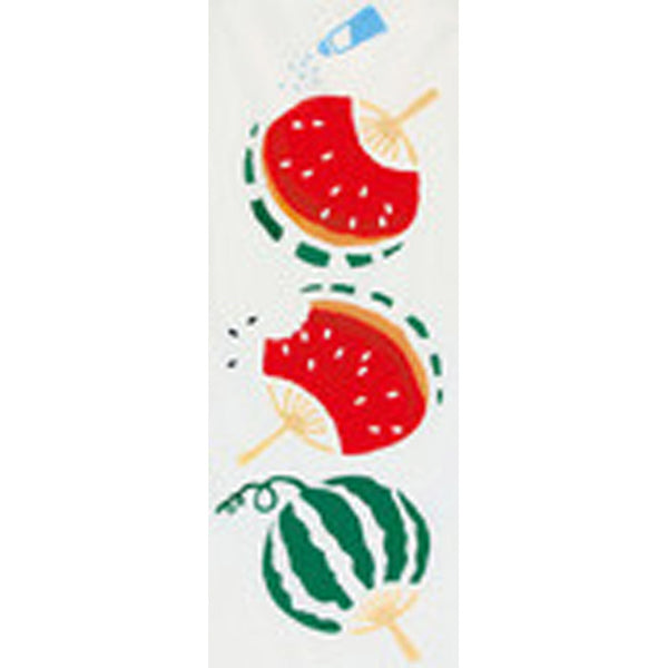 Tenugui Pastèque - Japanese Watermelon | Moshi Moshi Déco